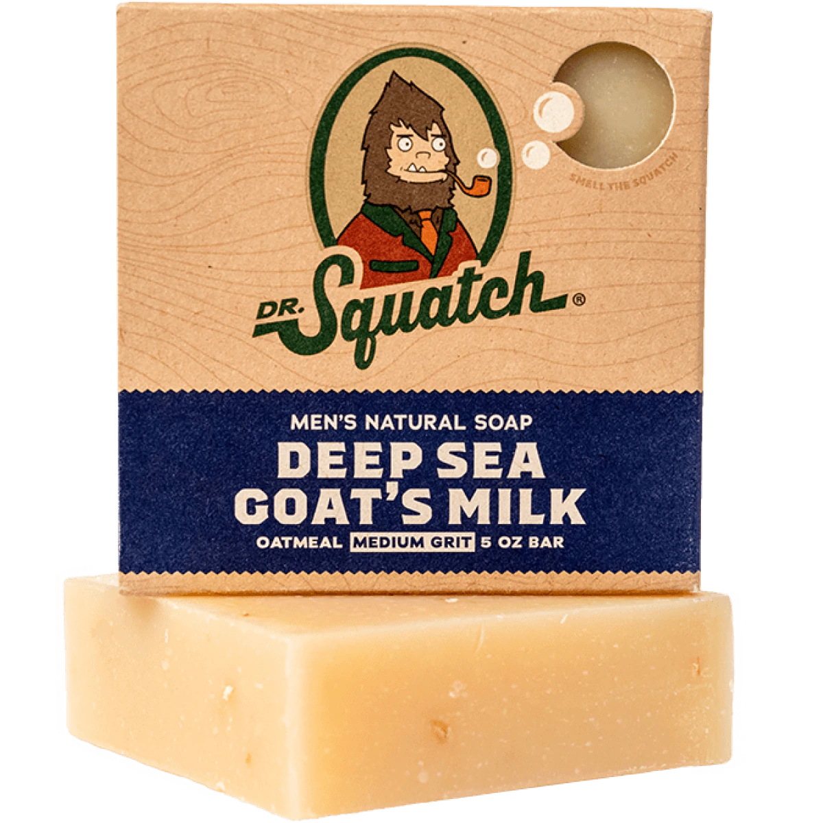 Dr. Squatch Men's Natural Soap Deep Sea Goat's Milk 5oz Bar – Spa