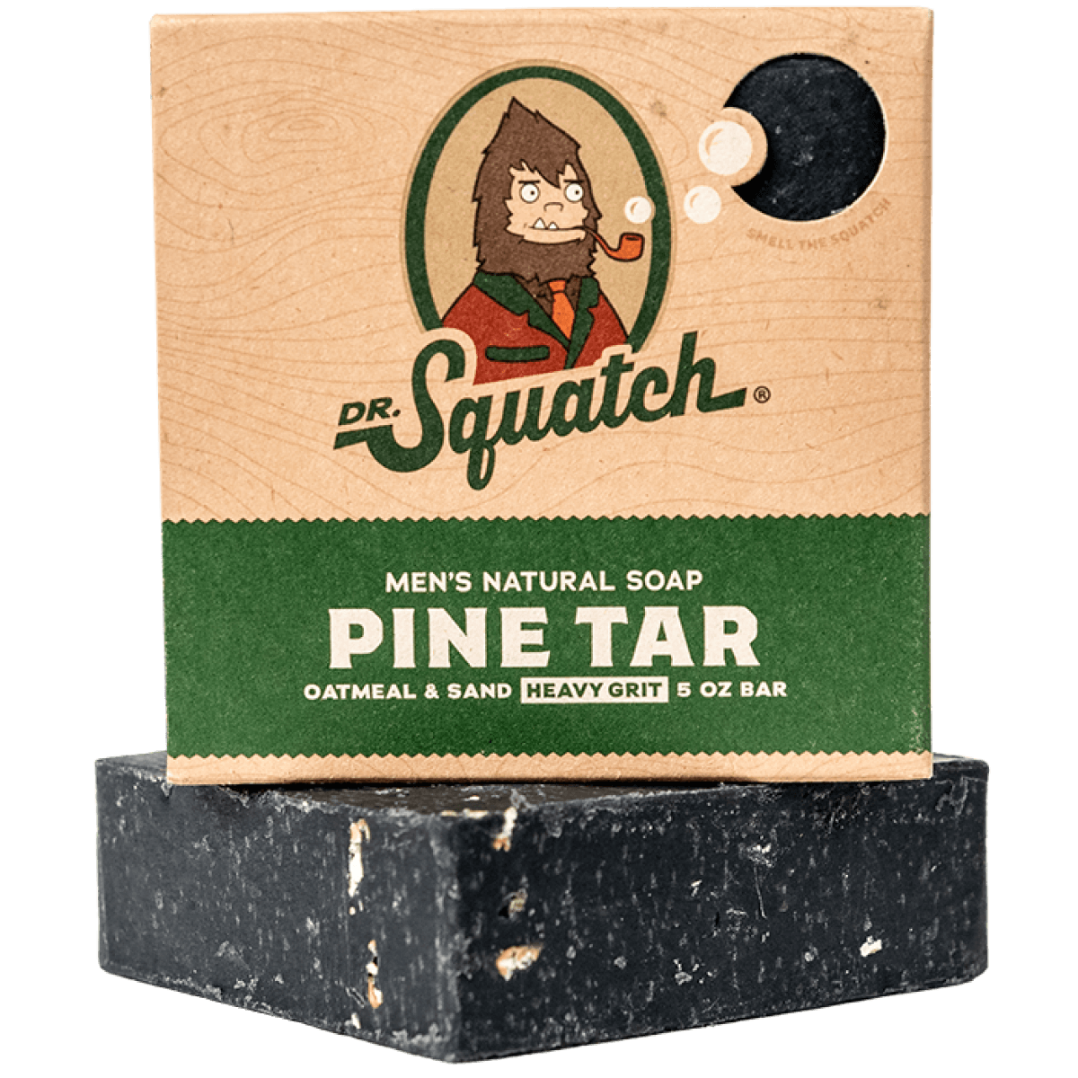 Dr. Squatch Pine Tar Men's Natural Bar Soap