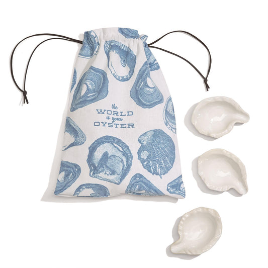 The World is Your Oyster Set of 12 Oyster Bakers