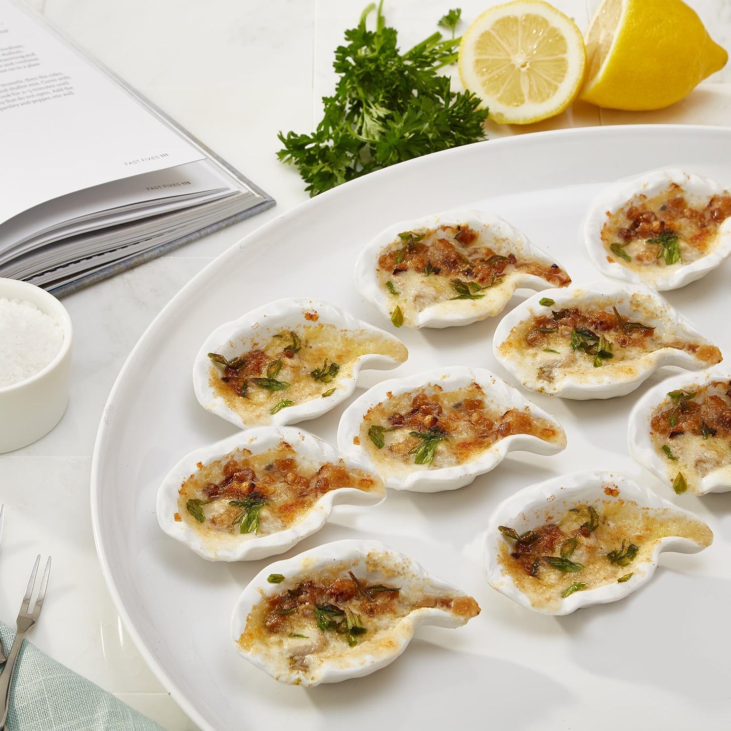 The World is Your Oyster Set of 12 Oyster Bakers