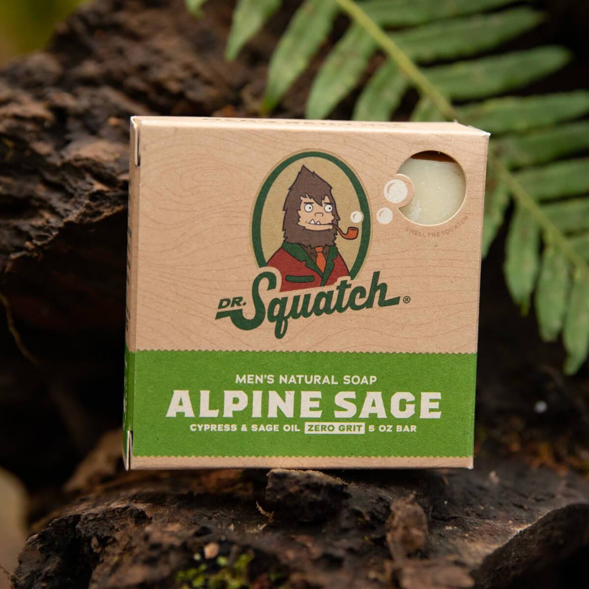 Dr. Squatch All Natural Bar Soap for Men, 5 Bar Variety Pack - Alpine Sage,  Bay Rum