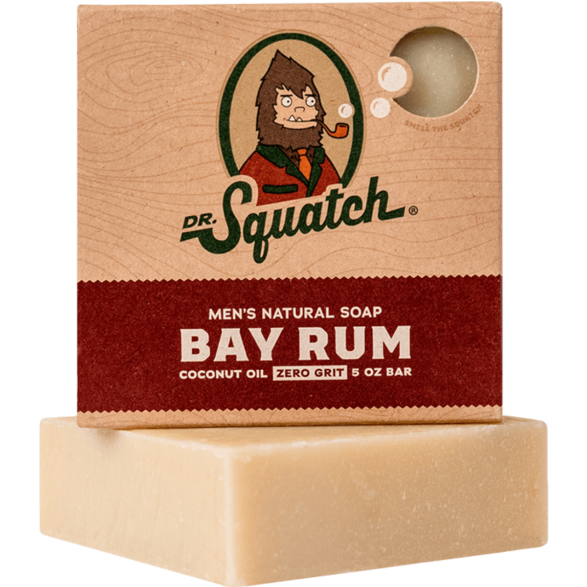 Dr. Squatch Men's Natural Soap Bay Rum 5oz Bar