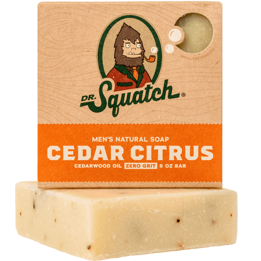 Dr. Squatch Men's Natural Soap Cedar Citrus 5oz Bar