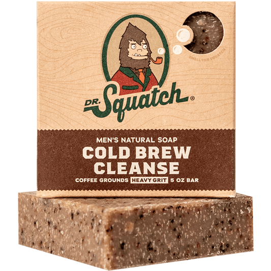 Dr. Squatch Men's Natural Soap Cold Brew Cleanse 5oz Bar