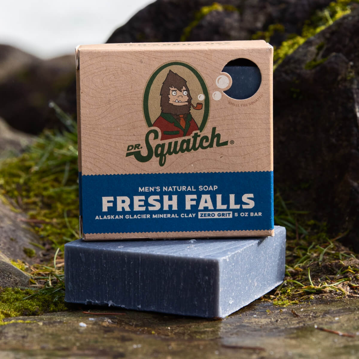 Dr. Squatch Men's Natural Soap Fresh Falls 5oz Bar